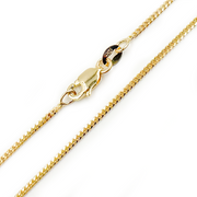 14K Gold Flat Curb Chain